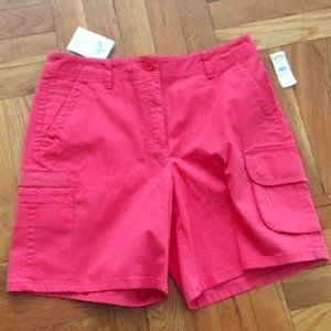 Talbots Coral Shorts Size 8 NWT
